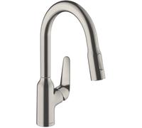 Hansgrohe Focus M42 mitigeur de cuisine sur pied acier inoxydable 71801800