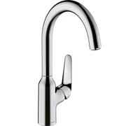 hansgrohe Focus M42 Mitigeur monocommande de cuisine 220, 1 jet, 71802000, Couleur: chrome