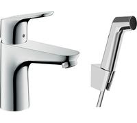 Hansgrohe Focus mitigeur de lavabo avec douchette bidet sur pied chrome 31927000