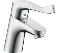 hansgrohe Focus Mitigeur de lavabo, manette extra-longue, ComfortZone70, saillie 101mm, vidage à tirette, chromé, 31910000
