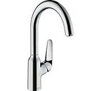 hansgrohe Focus Robinet de cuisine M42 220 1jet 71802000 chromé , bec orientable 360°