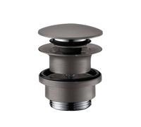 Hansgrohe - Garniture de vidage Push-Open pour mitigeur de lavabo et de bidet, chrome noir brossé 50100340