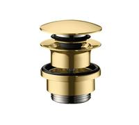 Hansgrohe - Garniture de vidage Push-Open pour mitigeur de lavabo et de bidet, or poli 50100990
