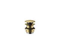 Hansgrohe AXOR Vidage à poussoir 51300990 pour lavabo et bidet, or poli, avec trop-plein