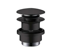Hansgrohe - Garniture de vidange Push-Open, noir mat 50100670