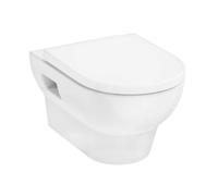 Hansgrohe GladeLake S - WC suspendu avec abattant, AquaChannel Flush, Rimless, EcoSmart, blanc 60201450