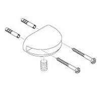 hansgrohe Halter pour chromé verre match1 40255000