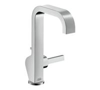 Hansgrohe hansgrohe Axor Citterio A Mitigeur lavabo 190 mm, poignée à bouton, tirette, chrome Quantité:1