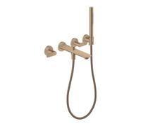 Hansgrohe hansgrohe Axor Citterio C 3 trous set finition mitigeur baignoire mural encastré avec HB Cubic cut BRG Quantité:1