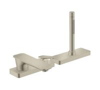 Hansgrohe hansgrohe Axor Citterio C cub cut Mitigeur mural 3 trous, nickel brossé, P 155 mm Quantité:1