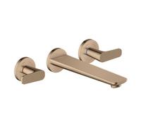 Hansgrohe hansgrohe Axor Citterio C Cubic cut Ensemble finition mitigeur bain mural 3 trous PRG Quantité:1
