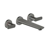 Hansgrohe hansgrohe Axor Citterio C Cubic cut PBC Ensemble de finition mitigeur bain 3 trous mural encastré Quantité:1