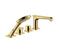 Hansgrohe hansgrohe Axor Citterio E Ensemble complet 4-trous, mitigeur thermostatique, optique or poli Quantité:1