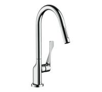AXOR Citterio Mitigeur de cuisine pivotant, avec douchette extractible, 39832000,