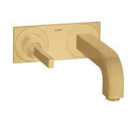 Hansgrohe hansgrohe Axor Citterio Ensemble de montage prêt mitigeur lavabo encastré, poignée à goupille, A 160 mm, b g opt Quantité:1