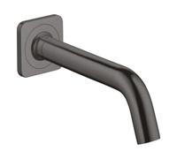 Hansgrohe hansgrohe Axor Citterio M Bec de baignoire, projection 182 mm, chrome noir brossé Quantité:1