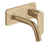 Hansgrohe hansgrohe Axor Citterio M Mitigeur lavabo encastré, A 167 mm, avec plaque, bronze brossé Quantité:1