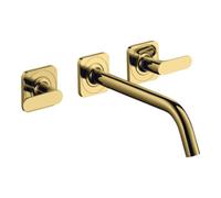 Hansgrohe hansgrohe Axor Citterio M Set complet Mitigeur lavabo encastré 3 trous, H 226 mm, Rose, finition poli Quantité:1