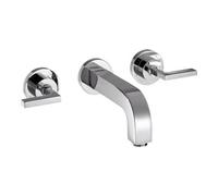 Hansgrohe hansgrohe Axor Citterio Set de montage complet mitigeur lavabo encastré 3 trous, avec leviers, chrome Quantité:1