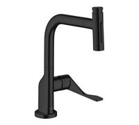 Hansgrohe hansgrohe Axor Citterio SPT 230 Se 2jet avec douchette extractible et sBox, noir mat Quantité:1