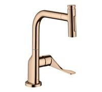 Hansgrohe hansgrohe Axor Citterio SPT 230 Se 2jets mit Ausziehbrause und sBox, rouge doré poli Quantité:1
