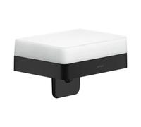 Hansgrohe hansgrohe Axor Distributeur de lotion universel avec tablette, verre, noir mat Quantité:1
