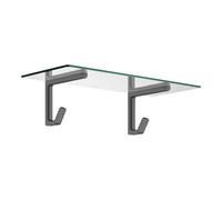 Hansgrohe hansgrohe Axor Étagère universelle 600 mm, pour serviette de bain, chrome noir brossé Quantité:1