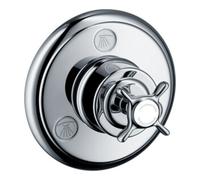 Hansgrohe hansgrohe Axor Montreux Kit de montage prêt à poser UP-Ab+Um-V, avec croix, optique or poli Quantité:1