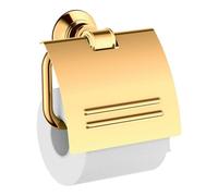 Hansgrohe hansgrohe Axor Montreux Porte-papier m avec couvercle, métal, mural, or poli Quantité:1