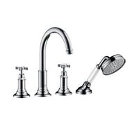 Hansgrohe hansgrohe Axor Montreux Set de montage prêt à poser 4 voies, mitigeur croix, chrome Quantité:1