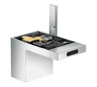 Hansgrohe hansgrohe Axor MyEdition A Mitigeur monocommande pour bidet 121 mm, avec vidage poussoir, sans plaque, chrome Quantité:1