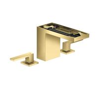 Hansgrohe hansgrohe Axor MyEdition A Robinet lavabo 3 trous 110 150 mm, avec trop-plein, sans plaque, or optique poli Quantité:1