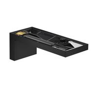 Hansgrohe hansgrohe Axor MyEdition Bec de baignoire 176 mm, montage mural, sans plaque, noir mat Quantité:1