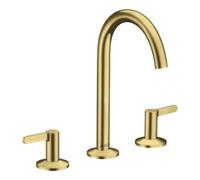Hansgrohe hansgrohe Axor One Mitigeur lavabo 3 trous 170 A 140 mm, avec vidage poussoir, avec HG, brossé Quantité:1