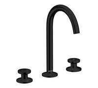 Hansgrohe hansgrohe Axor One mitigeur lavabo 3 trous Sel. 170 A 140mm, vidage à pression, noir mat Quantité:1