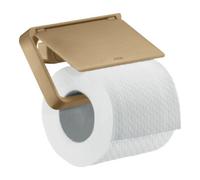 Hansgrohe Porte-papier toilette Axor Universal 42836140 avec couvercle métal bronze brossé