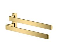 Hansgrohe hansgrohe Axor Porte-serviettes universel 409 mm, 2 bras, pivotant, or poli Quantité:1