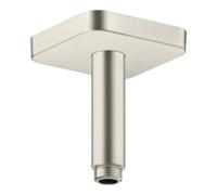 Hansgrohe hansgrohe Axor Raccord plafond softsquare 100 mm, aspect acier inoxydable, carré Quantité:1