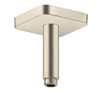 Hansgrohe hansgrohe Axor Raccord plafond softsquare 100 mm, nickel brossé, carré Quantité:1