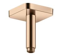 Hansgrohe hansgrohe Axor Raccord plafond softsquare 100 mm, or rouge poli, carré Quantité:1