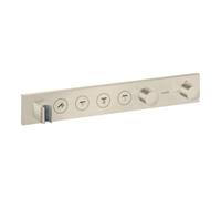Hansgrohe hansgrohe Axor Select Set de montage complet mitigeur thermostatique encastré, 4 sorties, nickel brossé Quantité:1