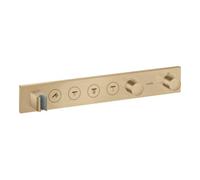Hansgrohe hansgrohe Axor Select set de montage prêt à l’emploi mitigeur thermostatique encastré, 4 sorties, bronze brossé Quantité:1