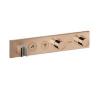 Hansgrohe hansgrohe Axor Select Set de montage prêt Thermostat encastré, 2 sorties, or rouge poli Quantité:1