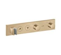 Hansgrohe hansgrohe Axor Select Set de montage thermostat encastré, 2 sorties, bronze brossé Quantité:1