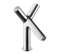 Hansgrohe hansgrohe Axor Starck A Robinet lavabo 2 trous 105 mm, levier, tirette, chrome Quantité:1