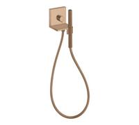 Hansgrohe hansgrohe Axor Starck FMS 120/120 carrée Module douchette encastrée, coin, or brossé Quantité:1