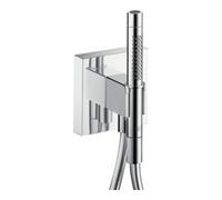 Hansgrohe hansgrohe Axor Starck Organic Portefeuille avec douchette à main 2 jets, tuyau, 120x120mm, chrome Quantité:1