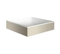 Hansgrohe hansgrohe Axor Suite vasque à poser 400x400mm, inox brossé, lavabo blanc Quantité:1