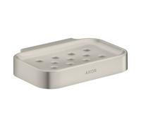 Hansgrohe hansgrohe Axor Uni. Circular porte-savon 127x90 mm, fixation murale, aspect inox Quantité:1