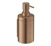 Hansgrohe hansgrohe Axor Uni. Distributeur de lotion circulaire Ø 76x182mm, mural, or rouge brossé Quantité:1